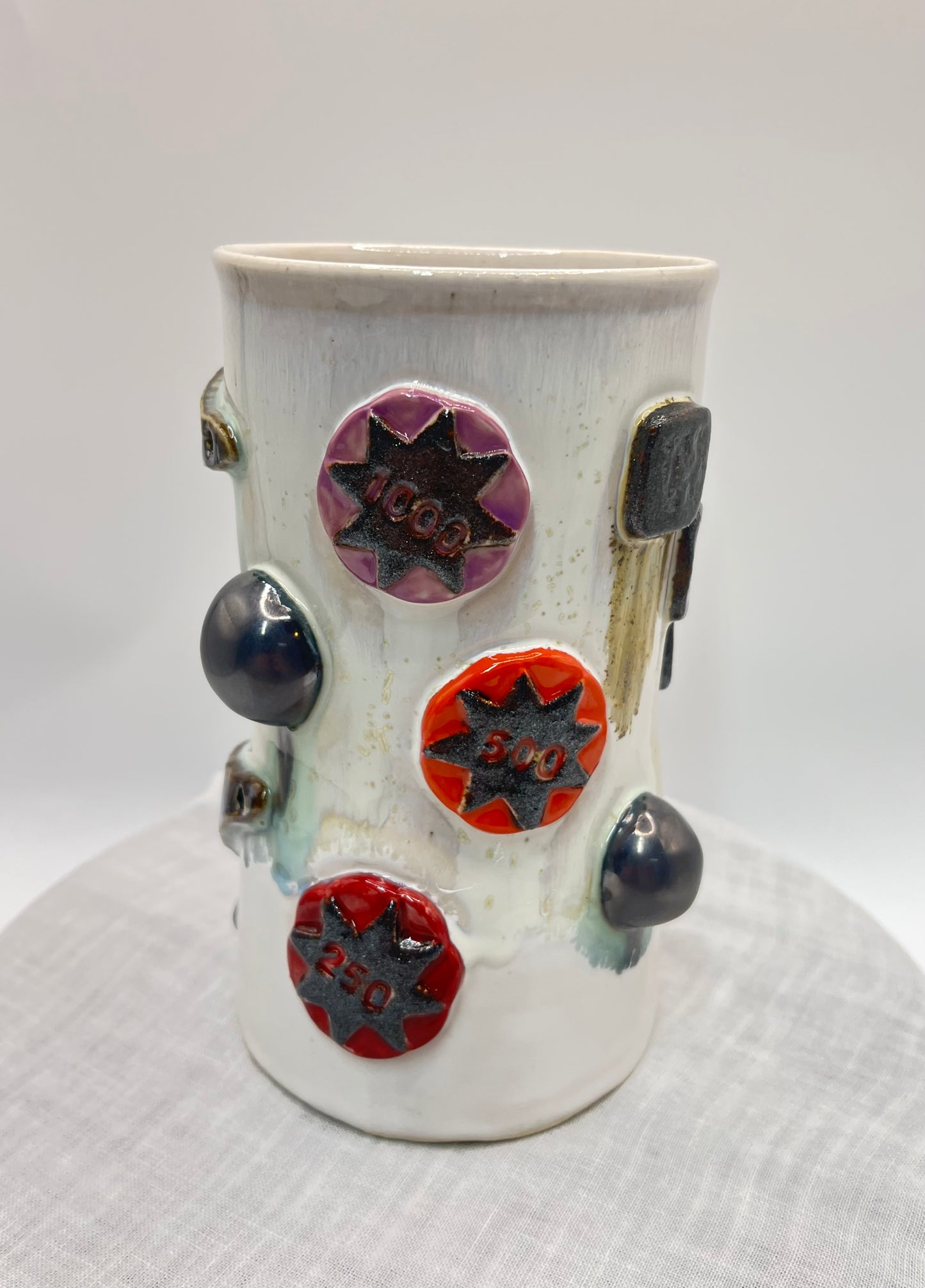 Pinball Mug - White
