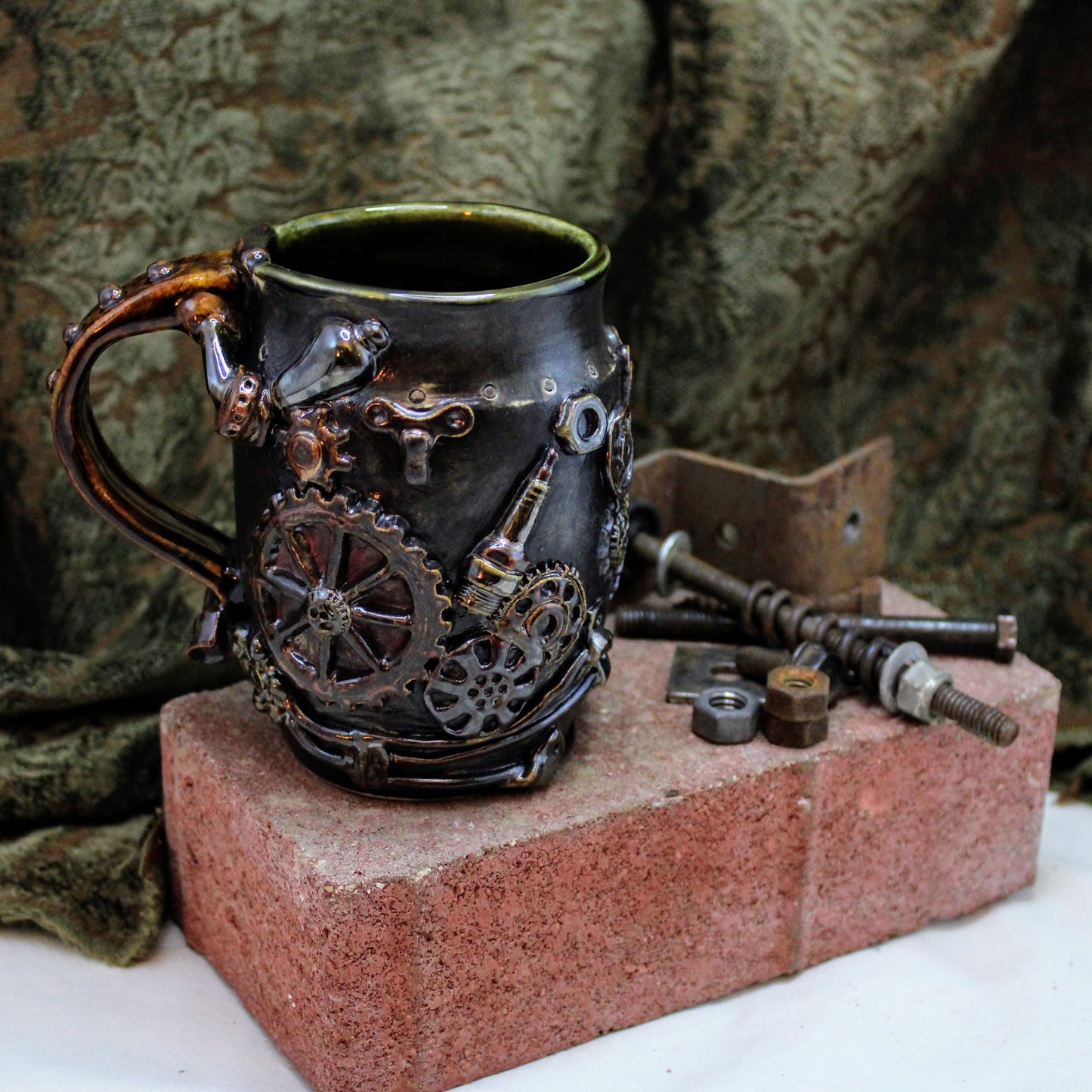 Steampunk Mug Series: Rivet Mug