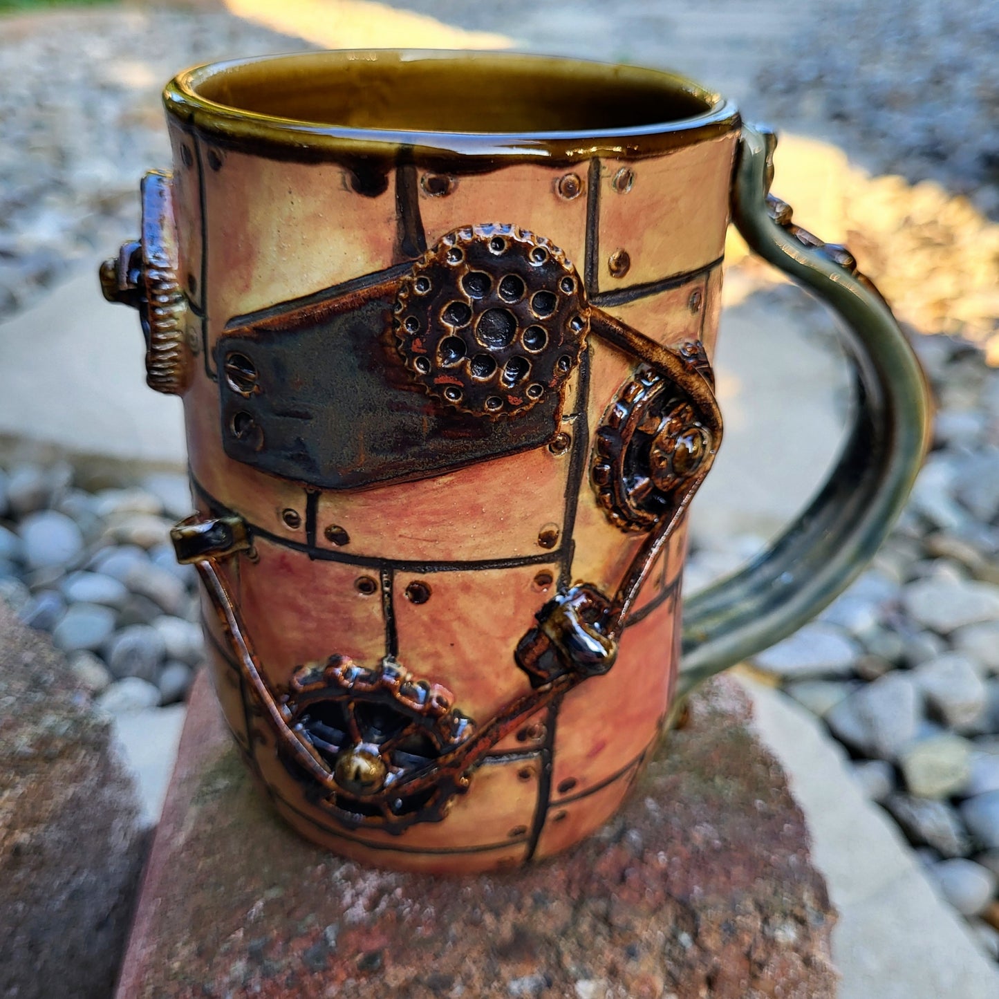 Steampunk Mug Series: Gear Connection