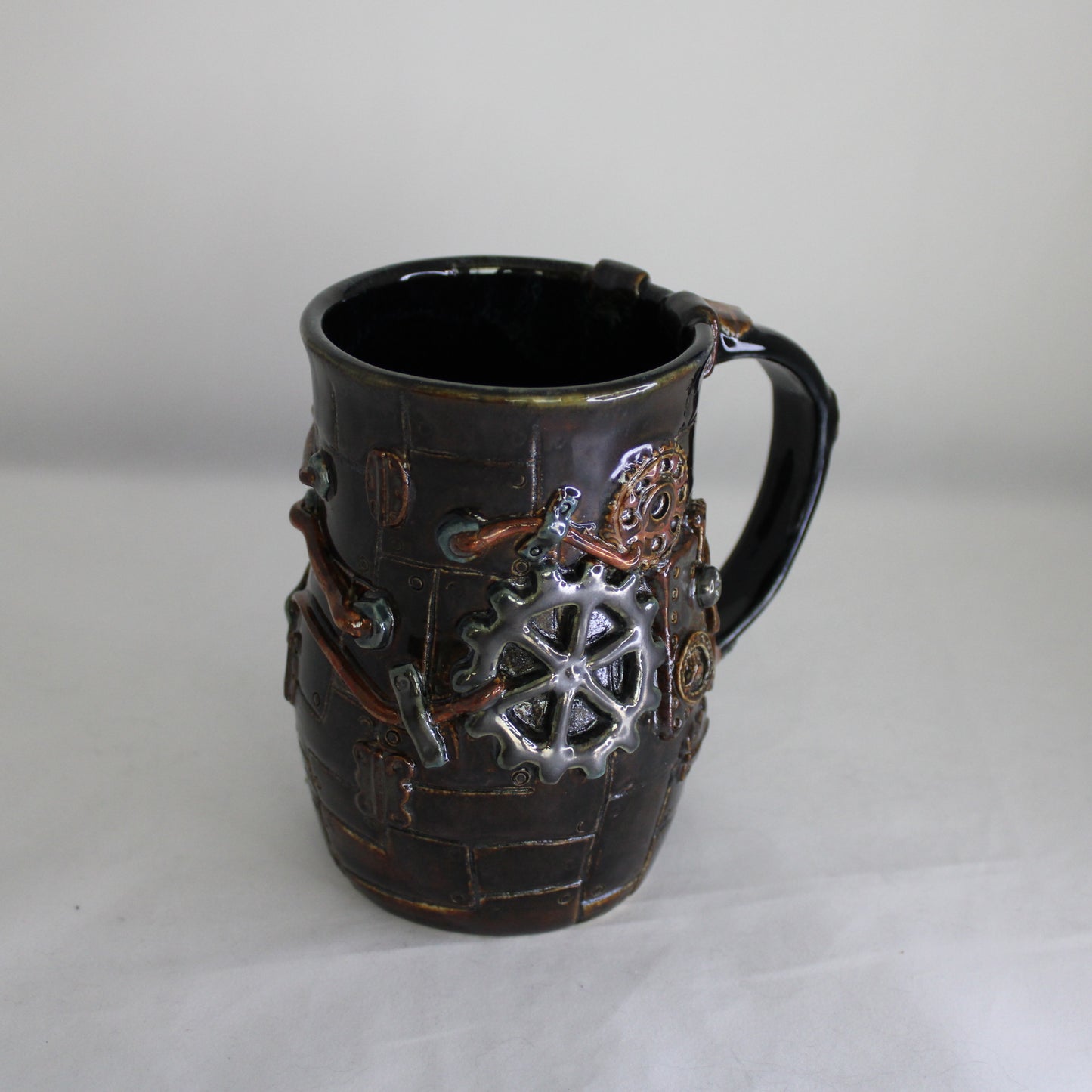 Steampunk Mug Series: Copper & Silver