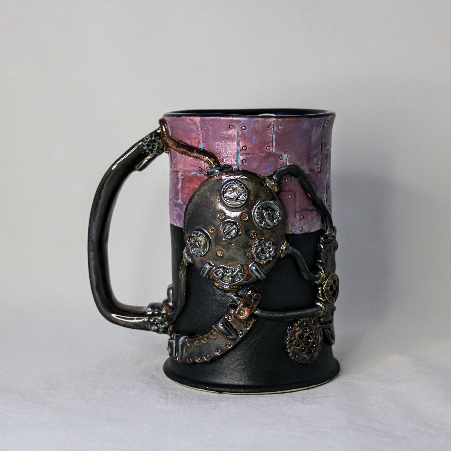 Steampunk Mug Series: Purple is for Levers