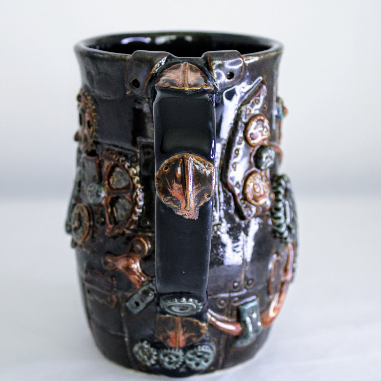 Steampunk Mug Series: Copper & Silver