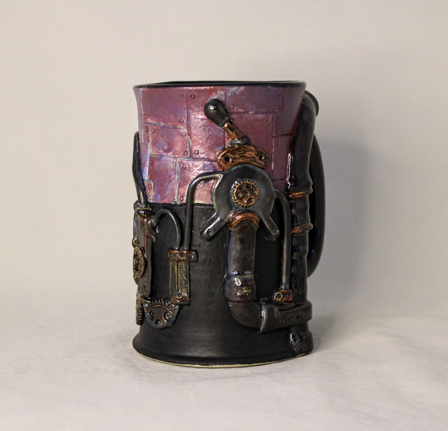 Steampunk Mug Series: Purple is for Levers