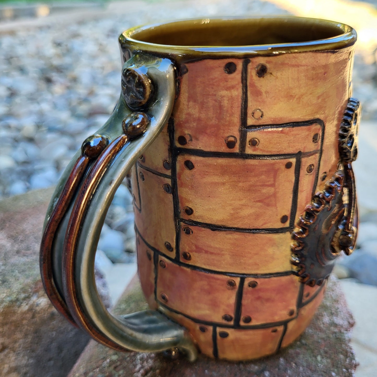 Steampunk Mug Series: Gear Connection