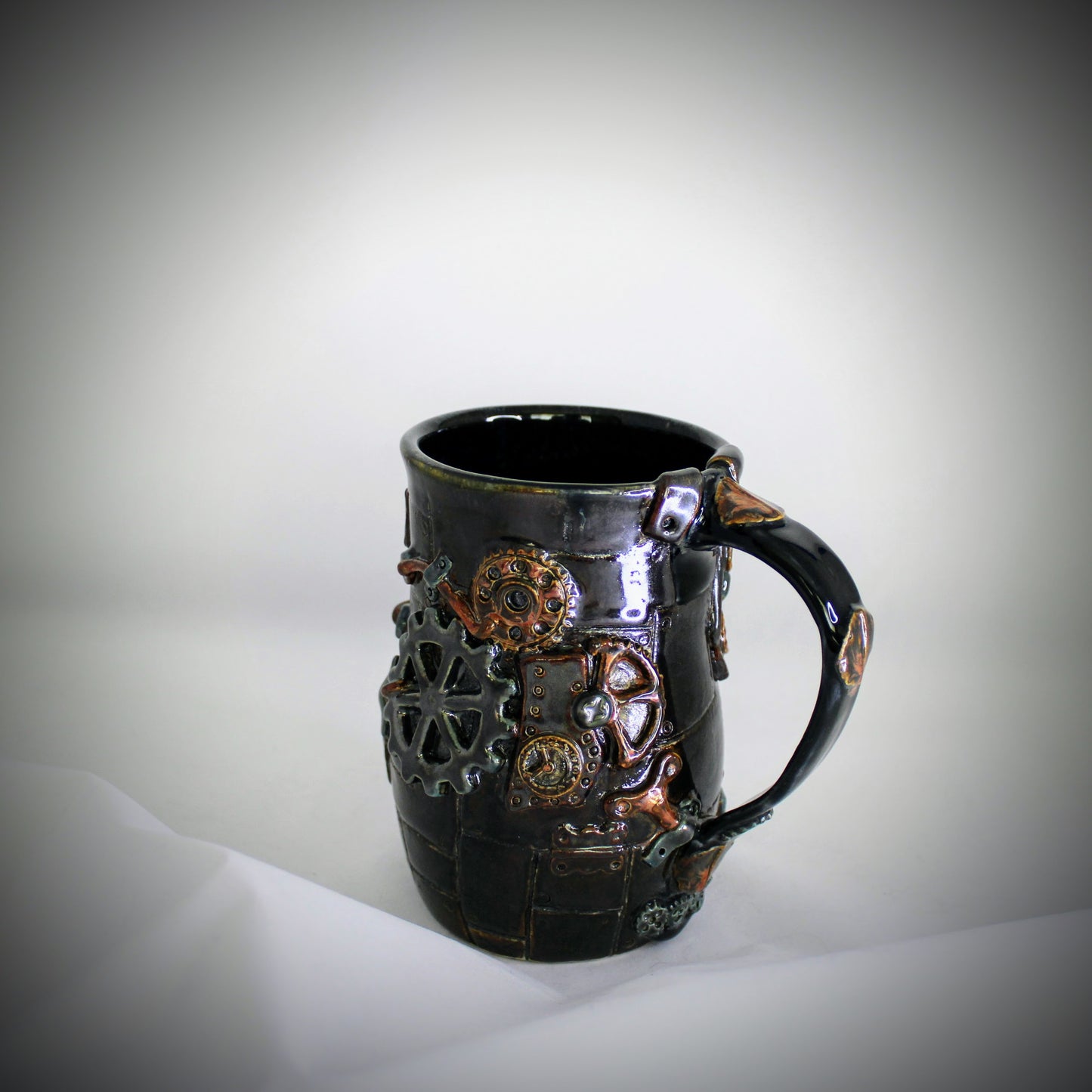 Steampunk Mug Series: Copper & Silver