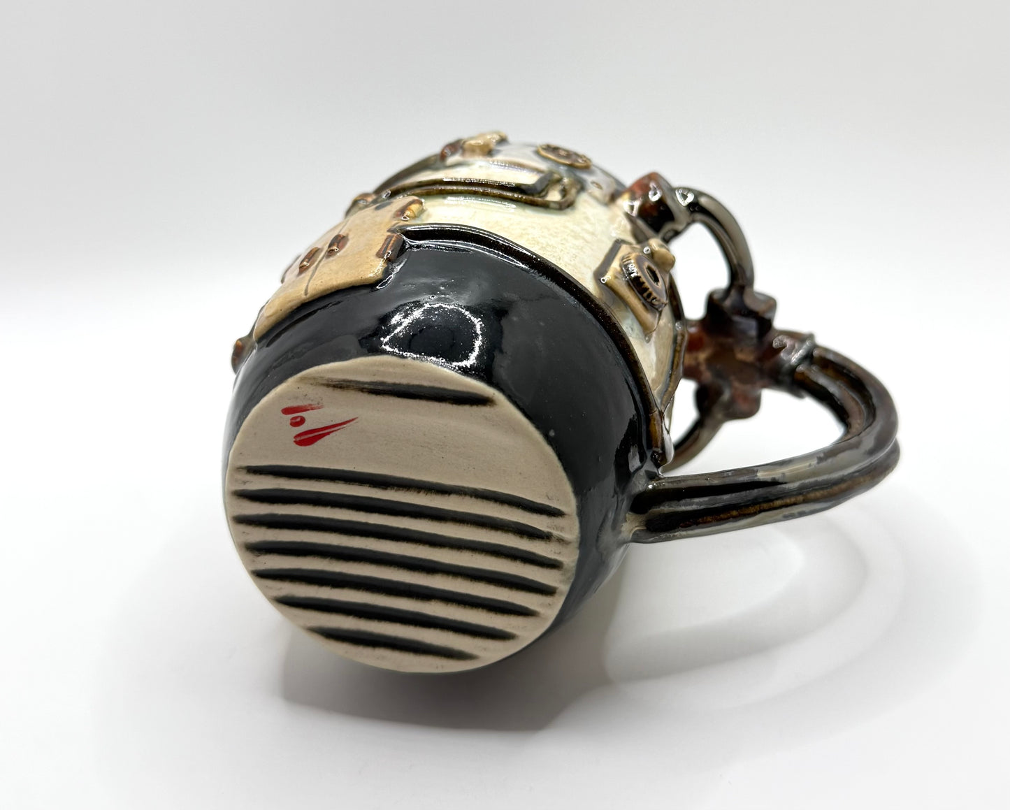 Industrial / Steampunk Mug: Conduit & Pipes