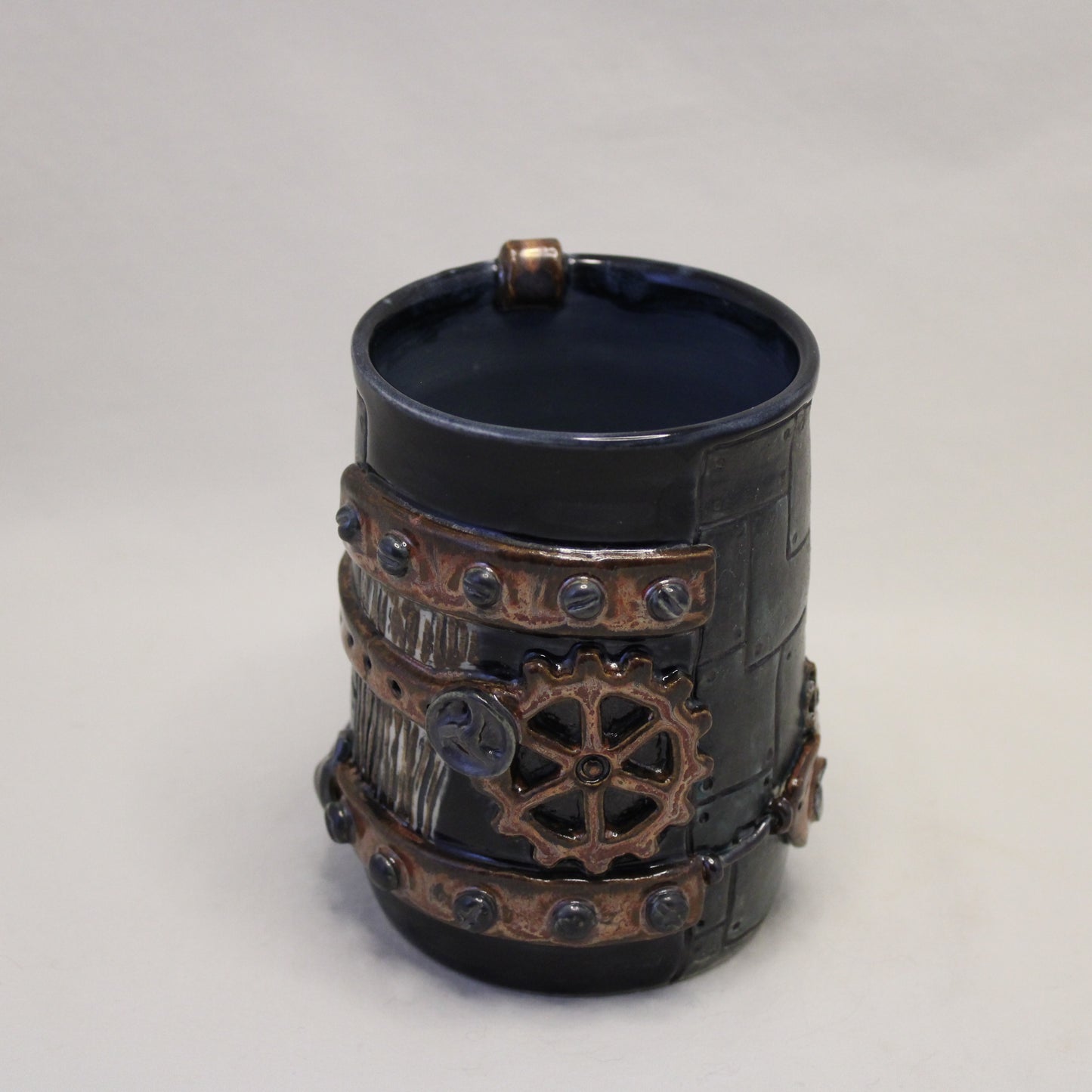 Steampunk Mug Series: "Wire-Wrapped Handle" Mug